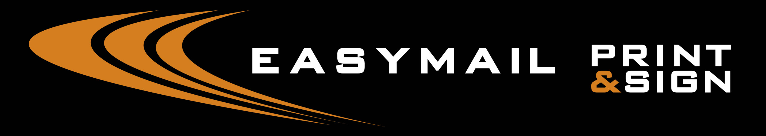 EM Logo Zwart vlak Witte tekst Easymail Print & Sign
